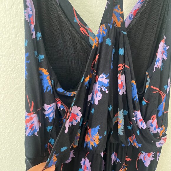 Anthropologie Moulinette Soeurs Sz L Willa Tie-Waist Jumpsuit‎ Women Boho Floral - Picture 8 of 16